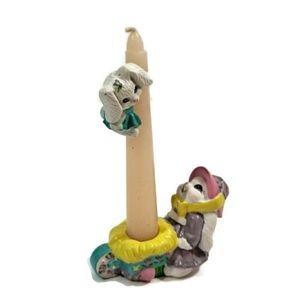 Vintage Giftco Inc Porcelain Easter Candle Climber Holder